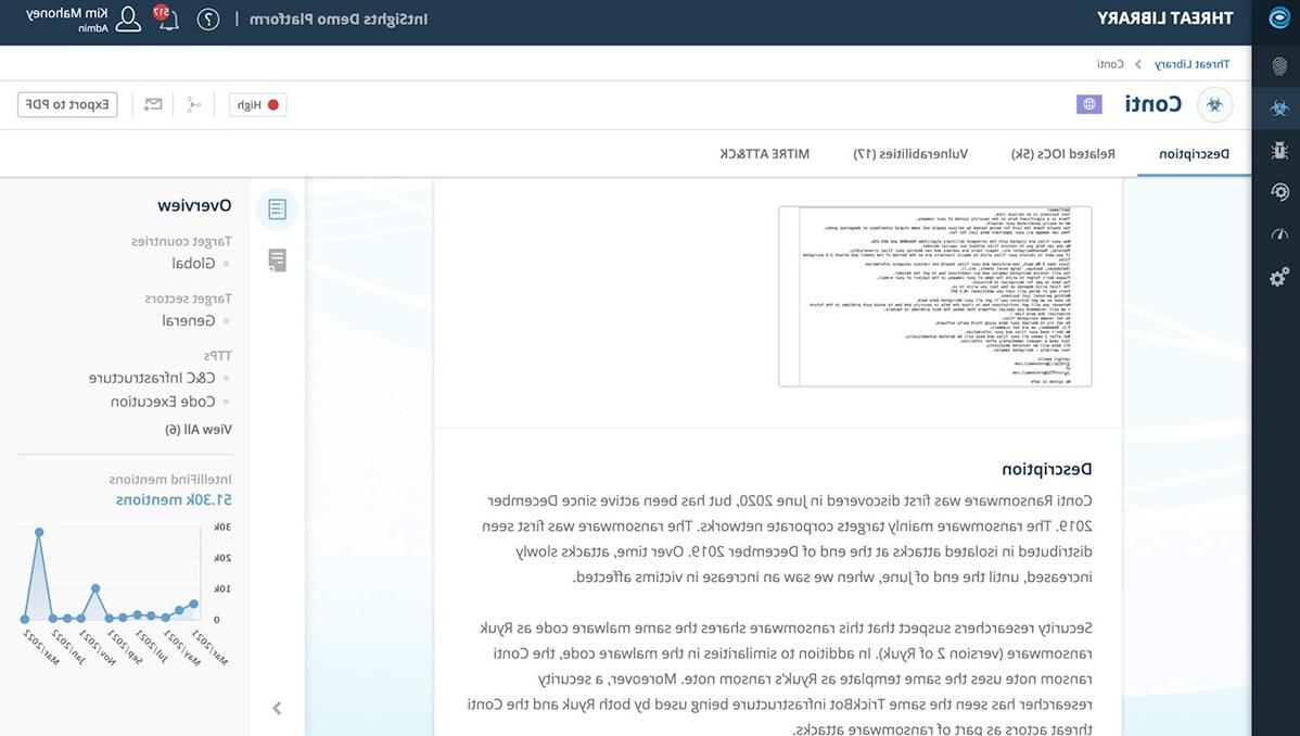 Threat Command - Threat Library